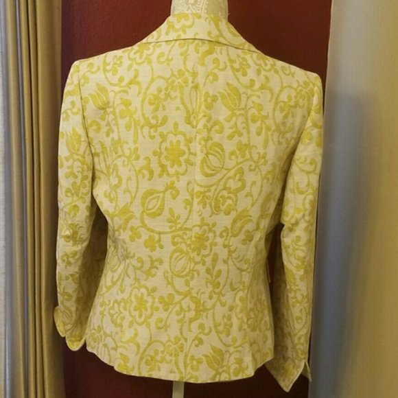 EUC Patterned Ellen Tracy Blazer - Picture 3 of 6